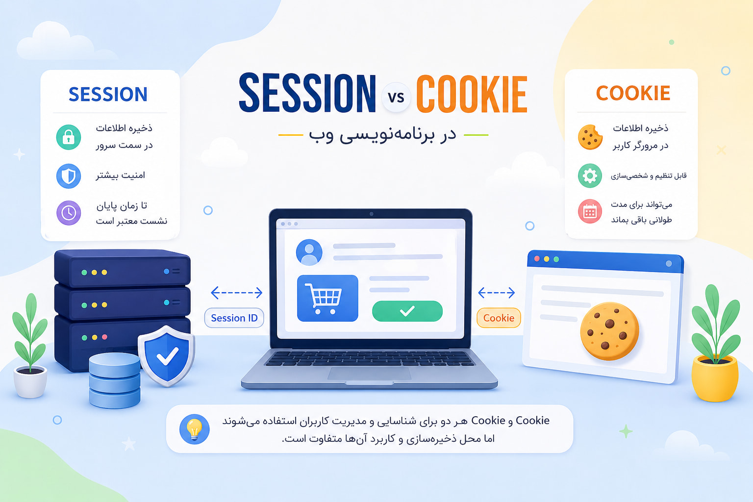 Session و Cookie در وب