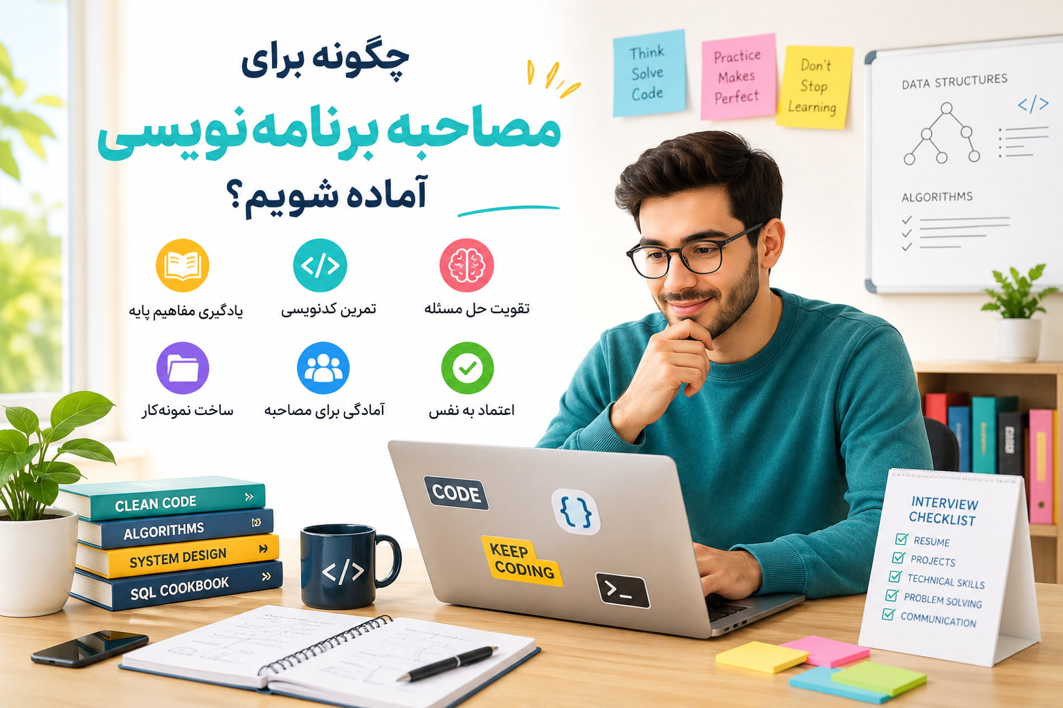 راز موفقیت در مصاحبه برنامه‌نویسی