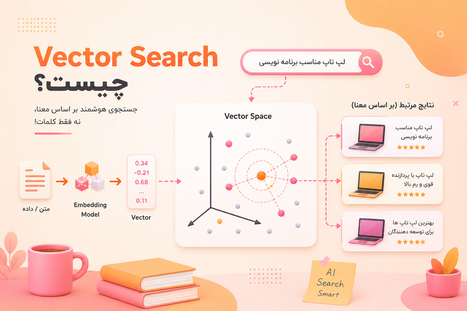 Vector Search چیست؟ جستجوی برداری هوشمند