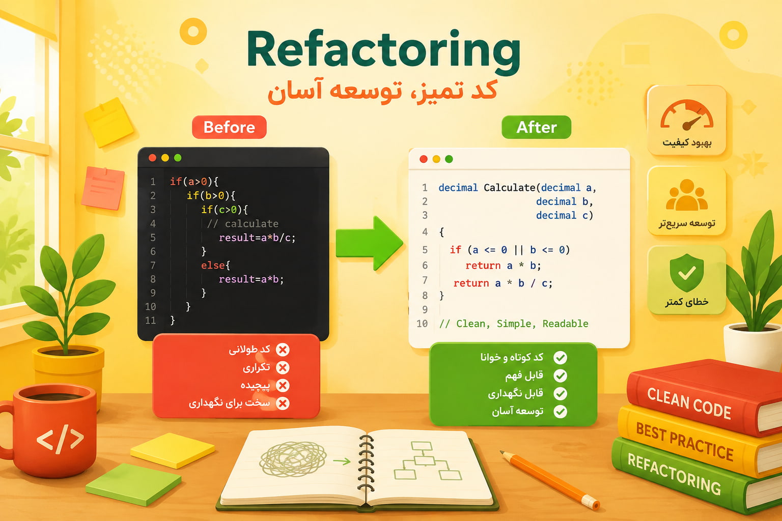 Refactoring؛ راز کدهای تمیز